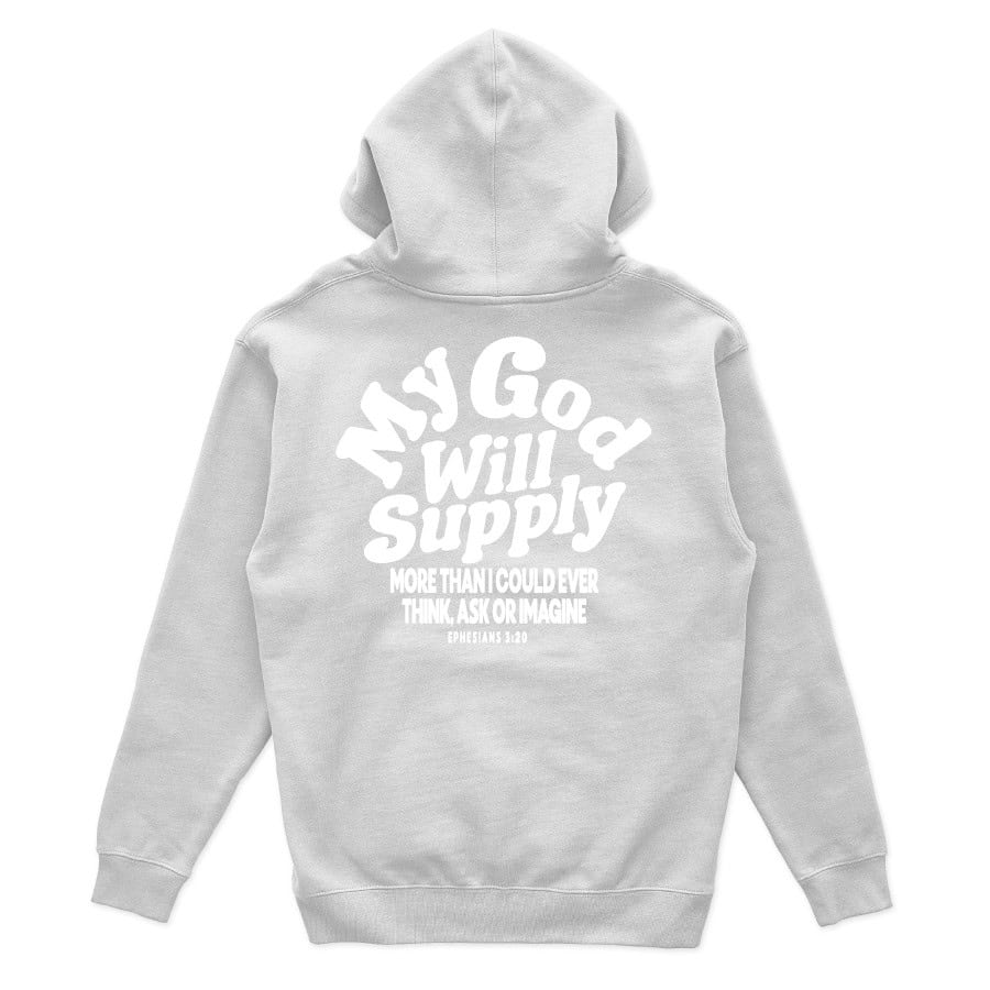 My God Will Supply Hoodie Sweatshirt - Image 2