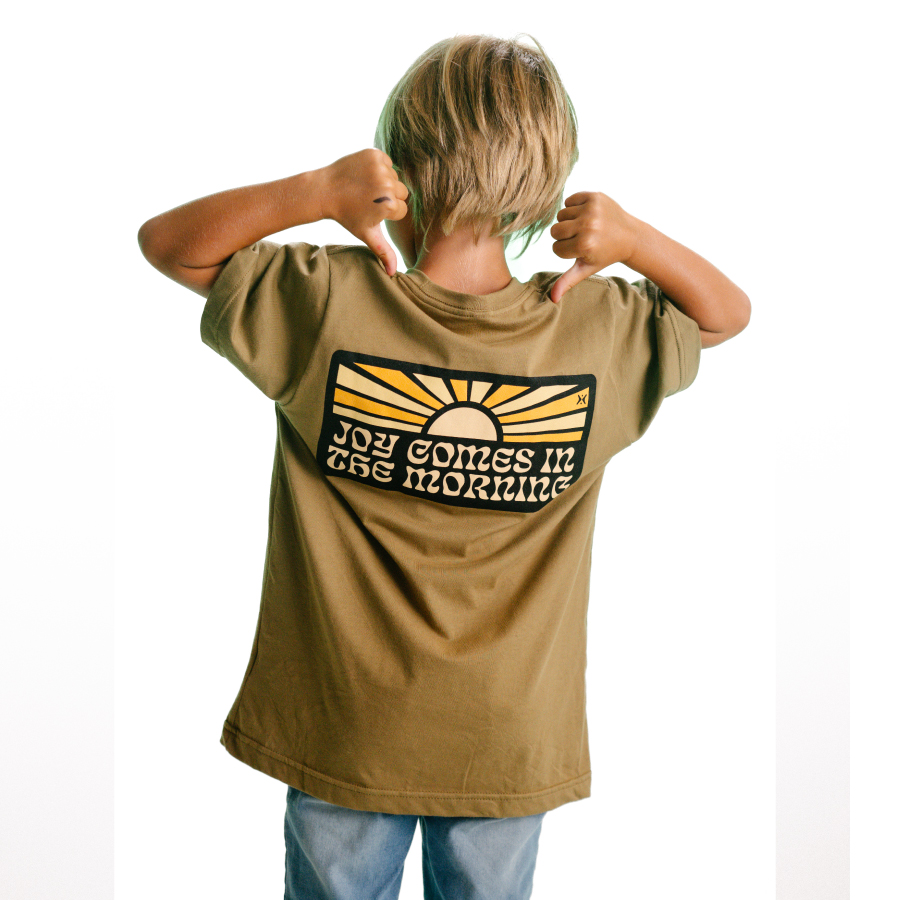 Joy Brown Youth T-Shirt - Image 4