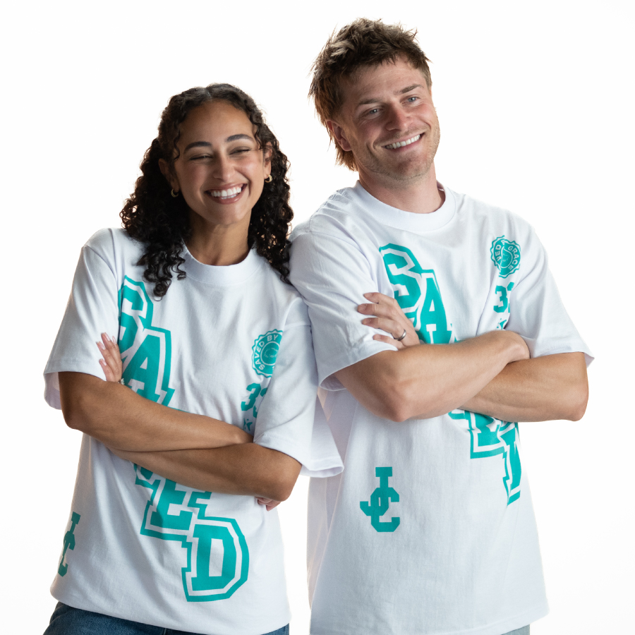 Saved 33 White Unisex T-Shirt - Image 5