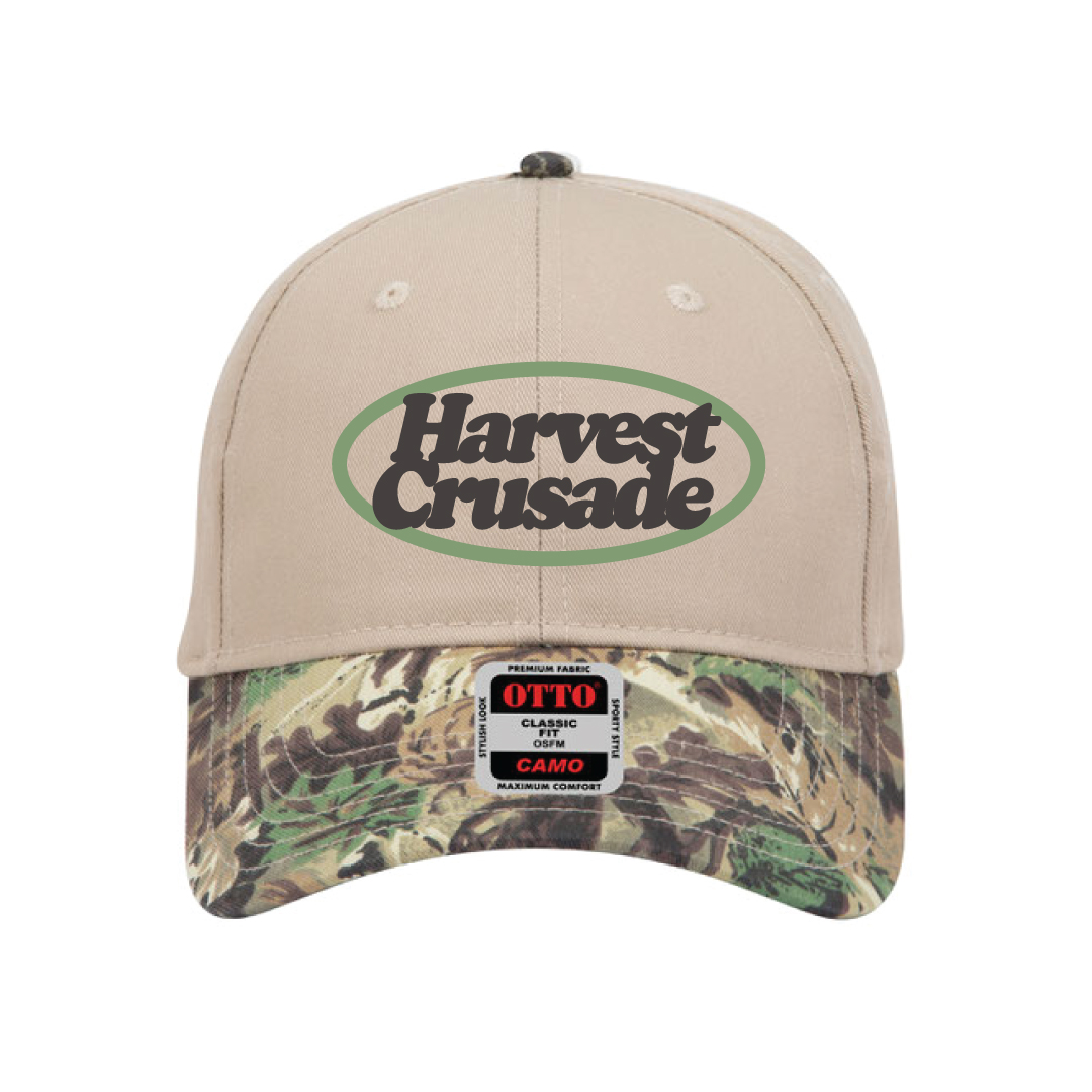 Harvest Crusade Camo Embroidered Hat